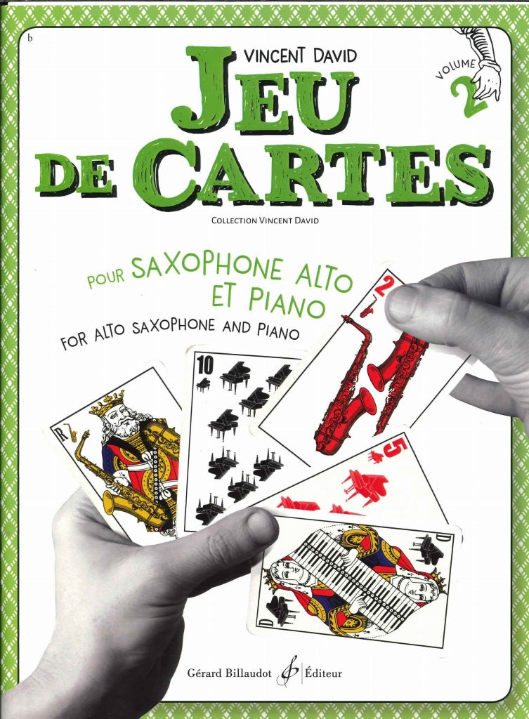 David, Jeu de cartes 2 (ASax,Pf) (Billaudot)