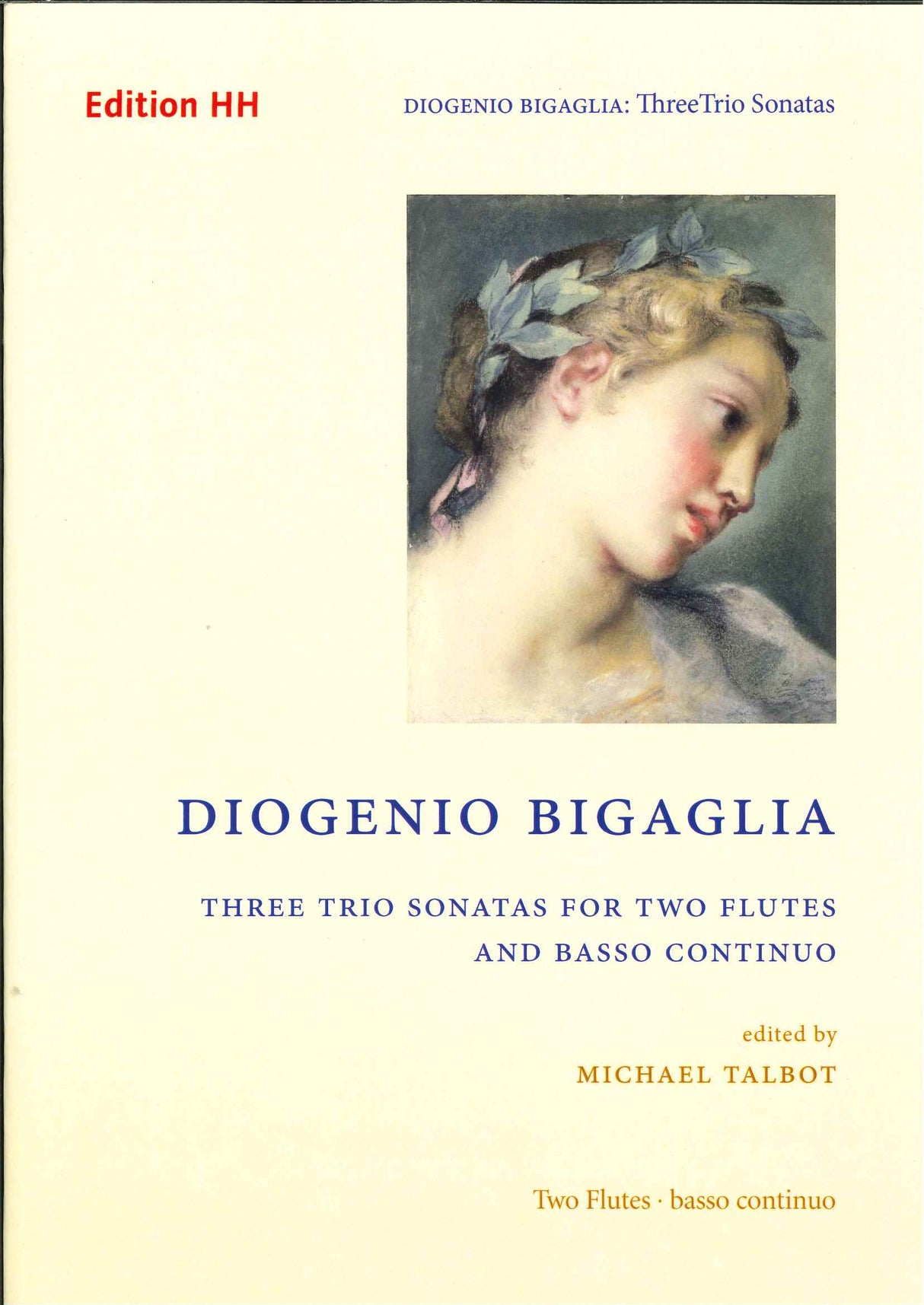 Bigaglia, 3 Trio Sonatas (2Fl,Bc) (Edition HH)