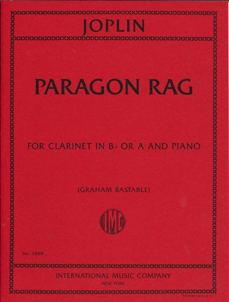 Joplin, Paragon Rag (Cl,Pf) (IMC)