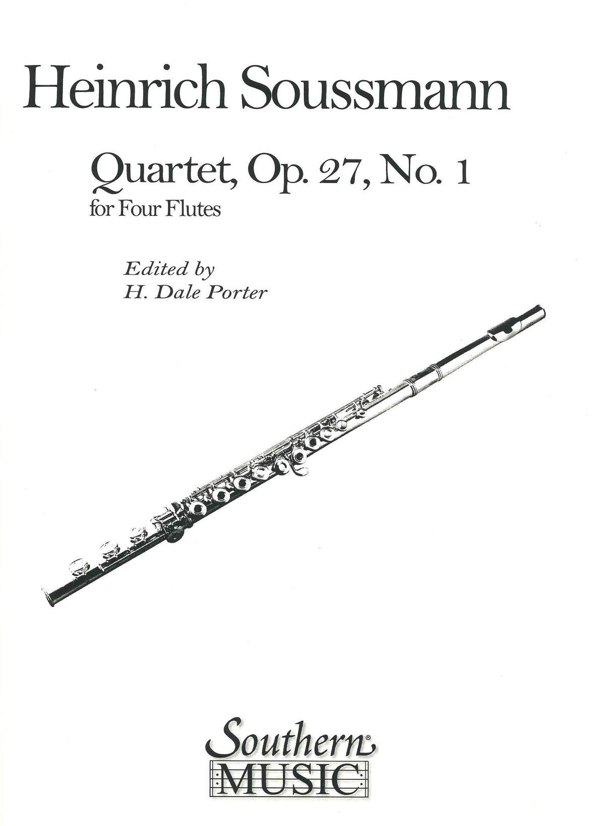 Soussmann, Quartet op. 27/1 in G (4Fl) (Southern)