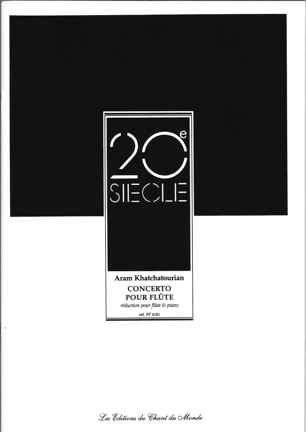 Khachaturian, Concerto for Flute (Rampal (Chant du Monde)