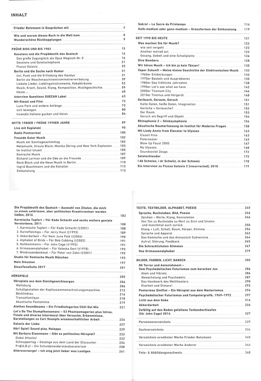 Butzmann, Wunderschone Ruckkopplungen (Martin Schmitz)