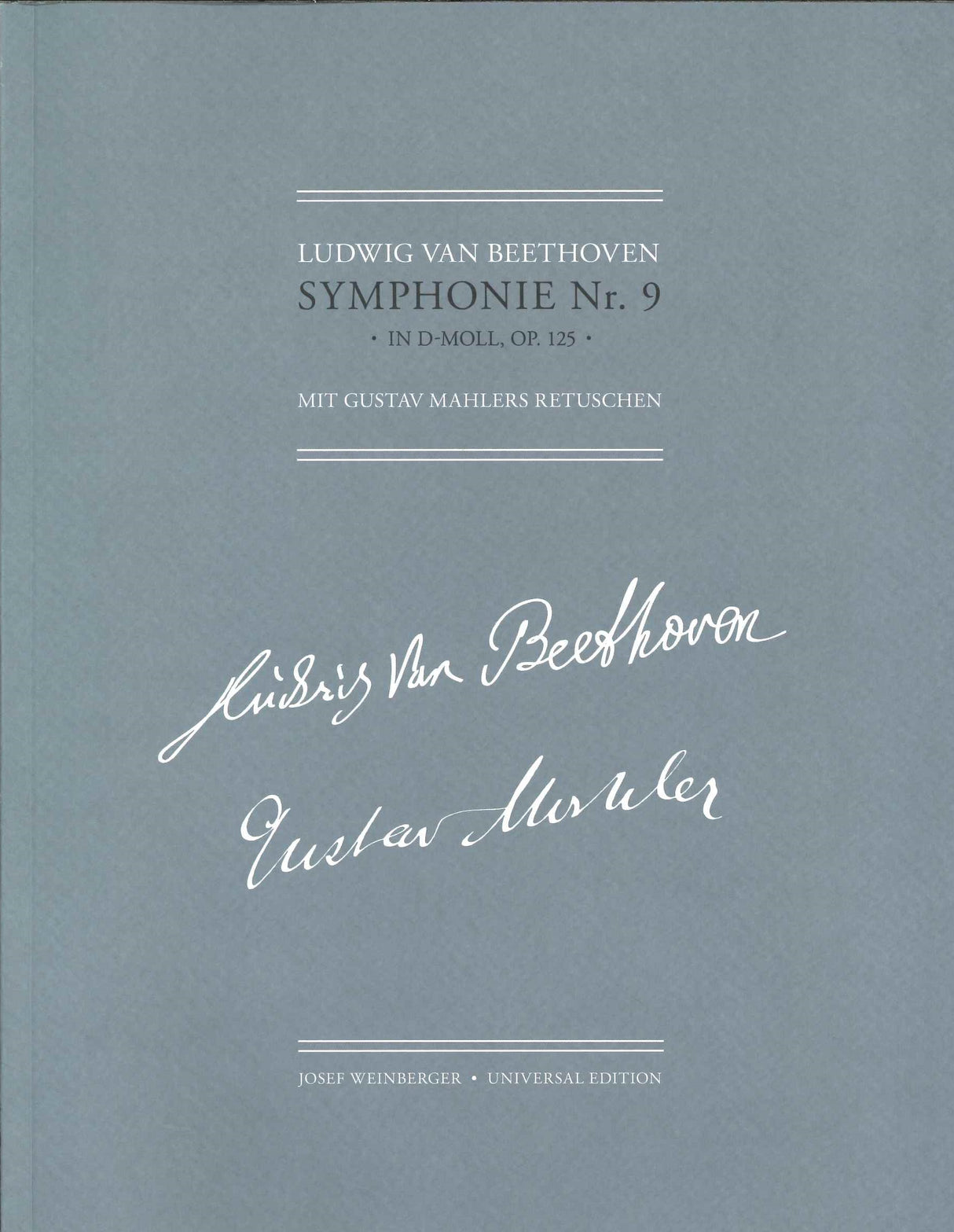 Beethoven/Mahler, Symphonie Nr. 9 (Weinberger/Universal)