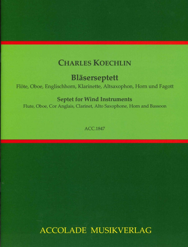 Koechlin, Septet op. 165 (1937) (Accolade)