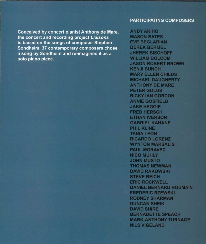 Liaisons: Re-imaging Sondheim (Hal Leonard)