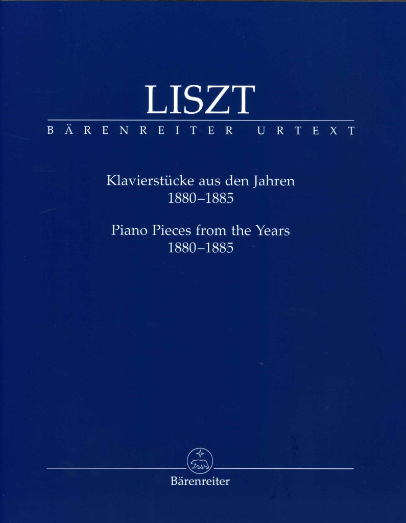 Liszt, Klavierstucke 1880-1885 (Barenreiter)