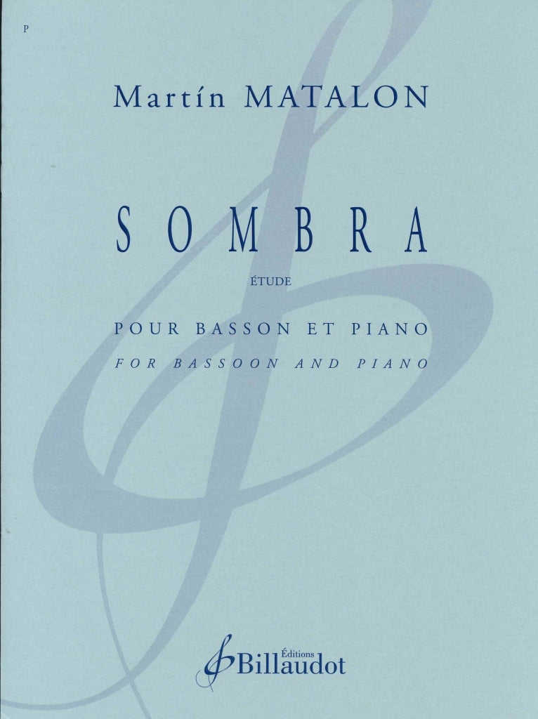 Matalon, Sombra. Etude (Billaudot)