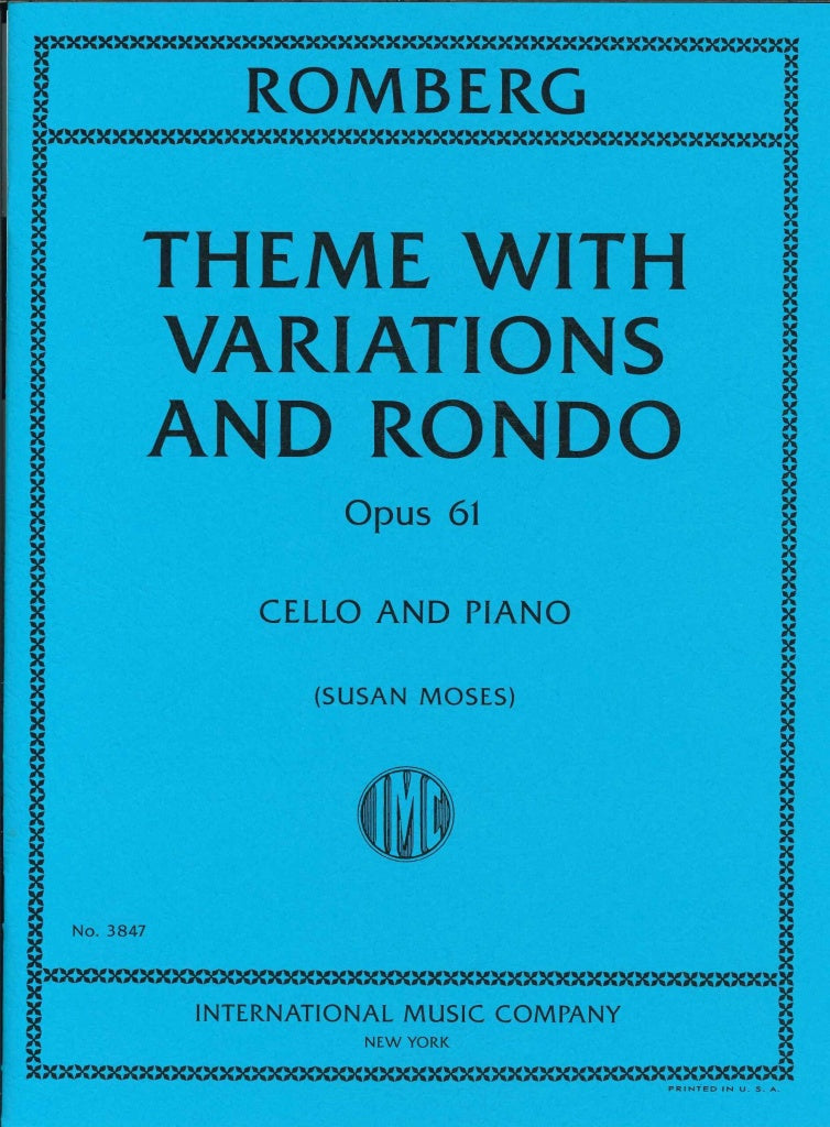Romberg, Theme with Variations and Rondo (IMC)