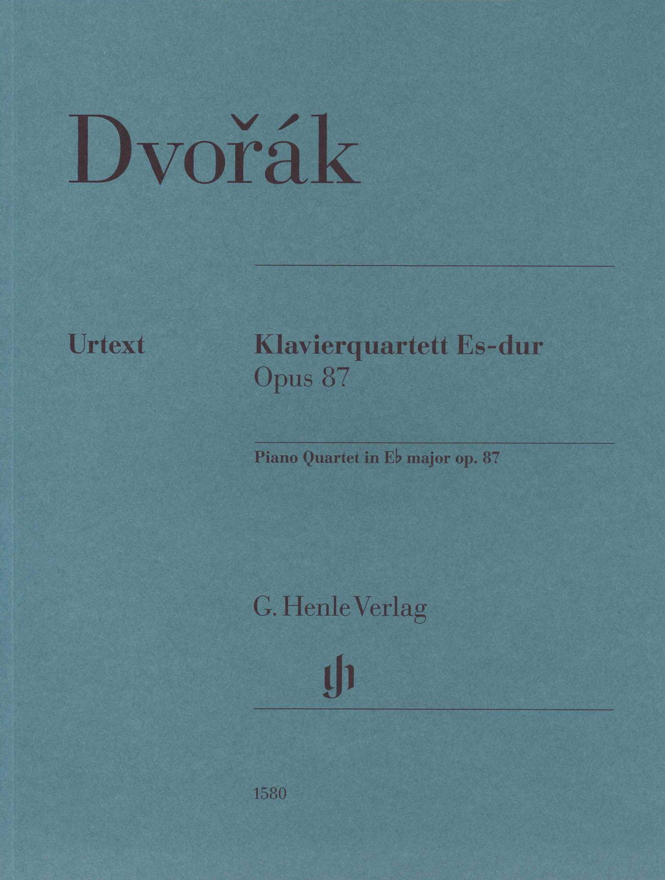 Dvorak, Piano Quartet op. 87 in Eb B 162 (Henle)