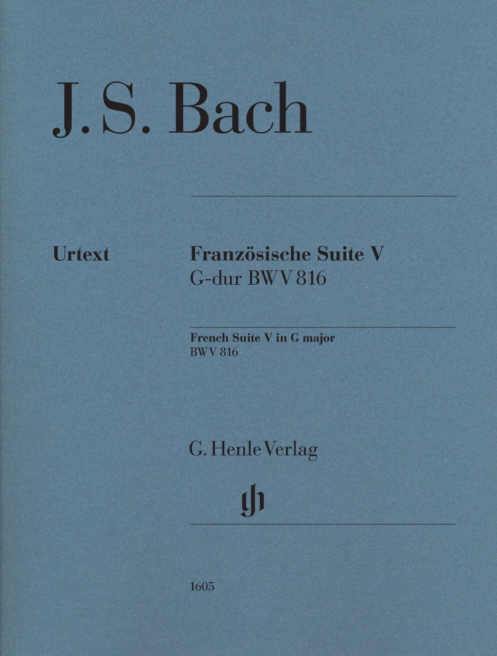 Bach, Franzosische Suite V, G-dur (Henle)