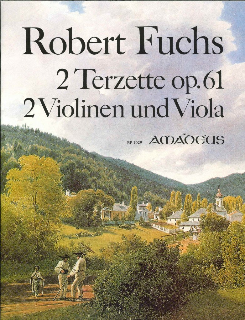 Fuchs,R., 2 Terzette op. 61 (2Vn,Va) (Amadeus Verlag)