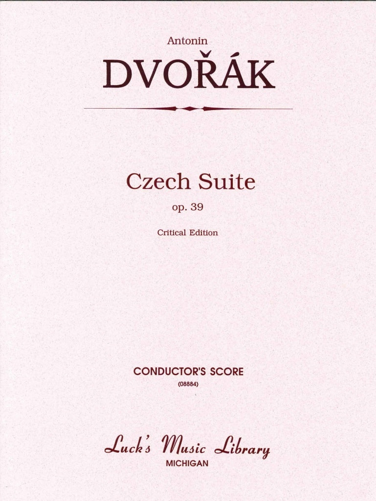 Dvorak, Czech Suite op. 39: Full Score (Luck's Music)