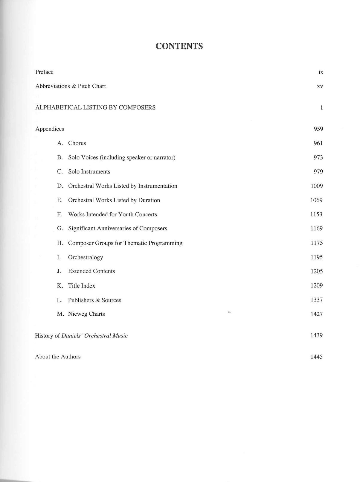 Daniels' Orchestral Music (6th ed.) (Rowman & Littlefield)