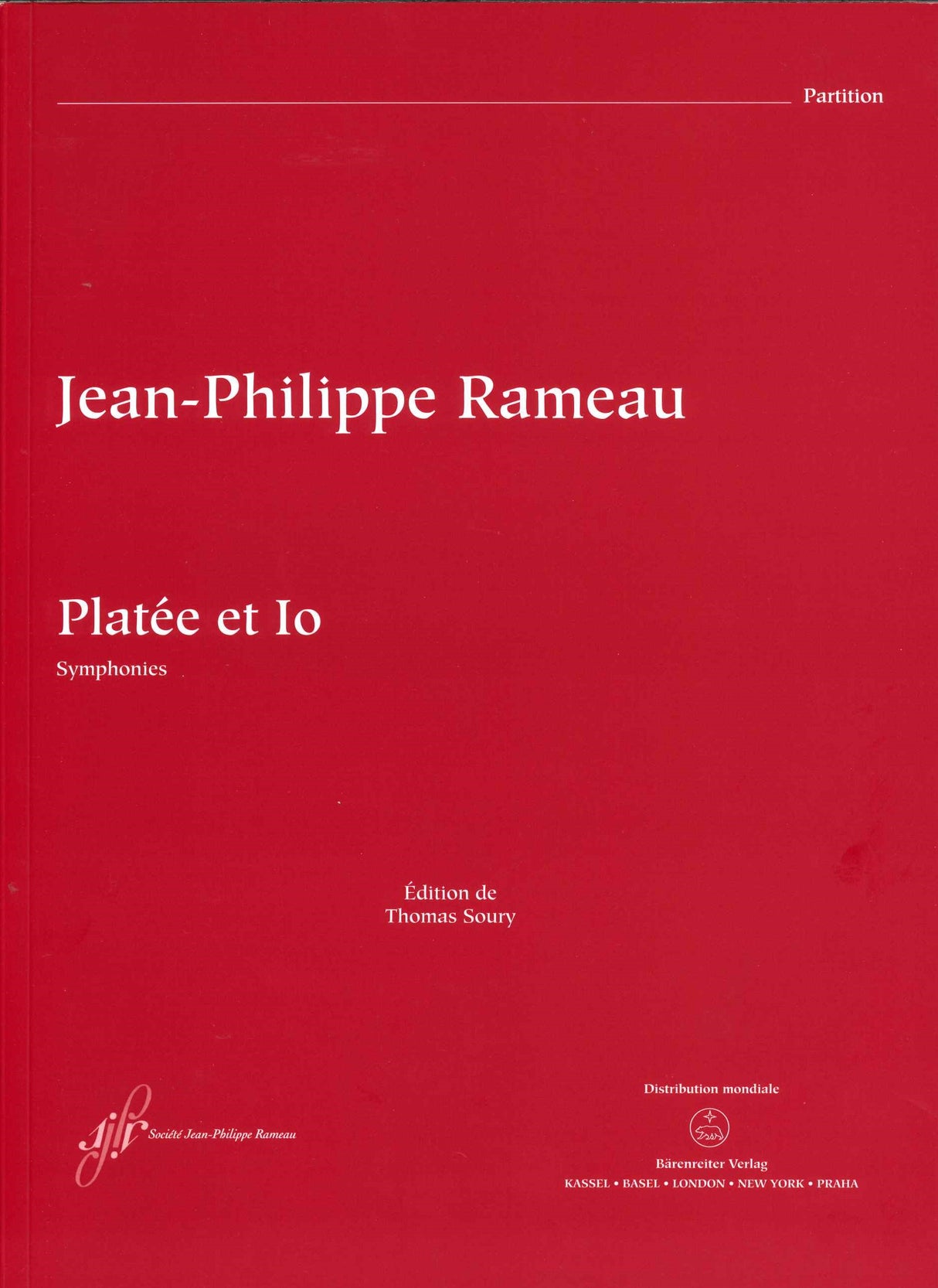 Rameau, Platee et Io: Symphonies (Barenreiter)