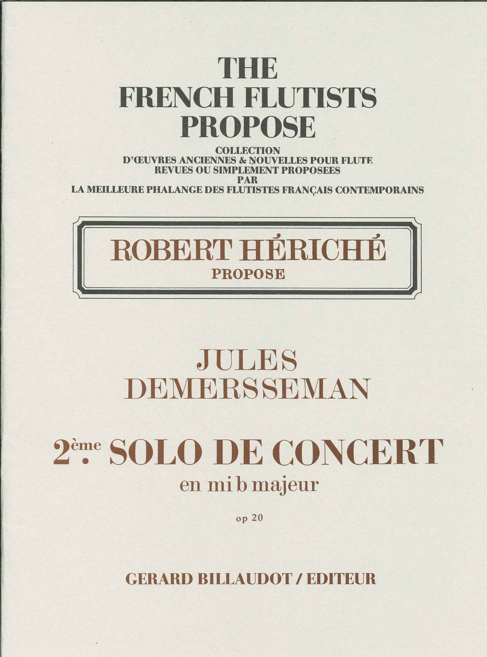 Demersseman, Solo de concert No. 2 (Billaudot)