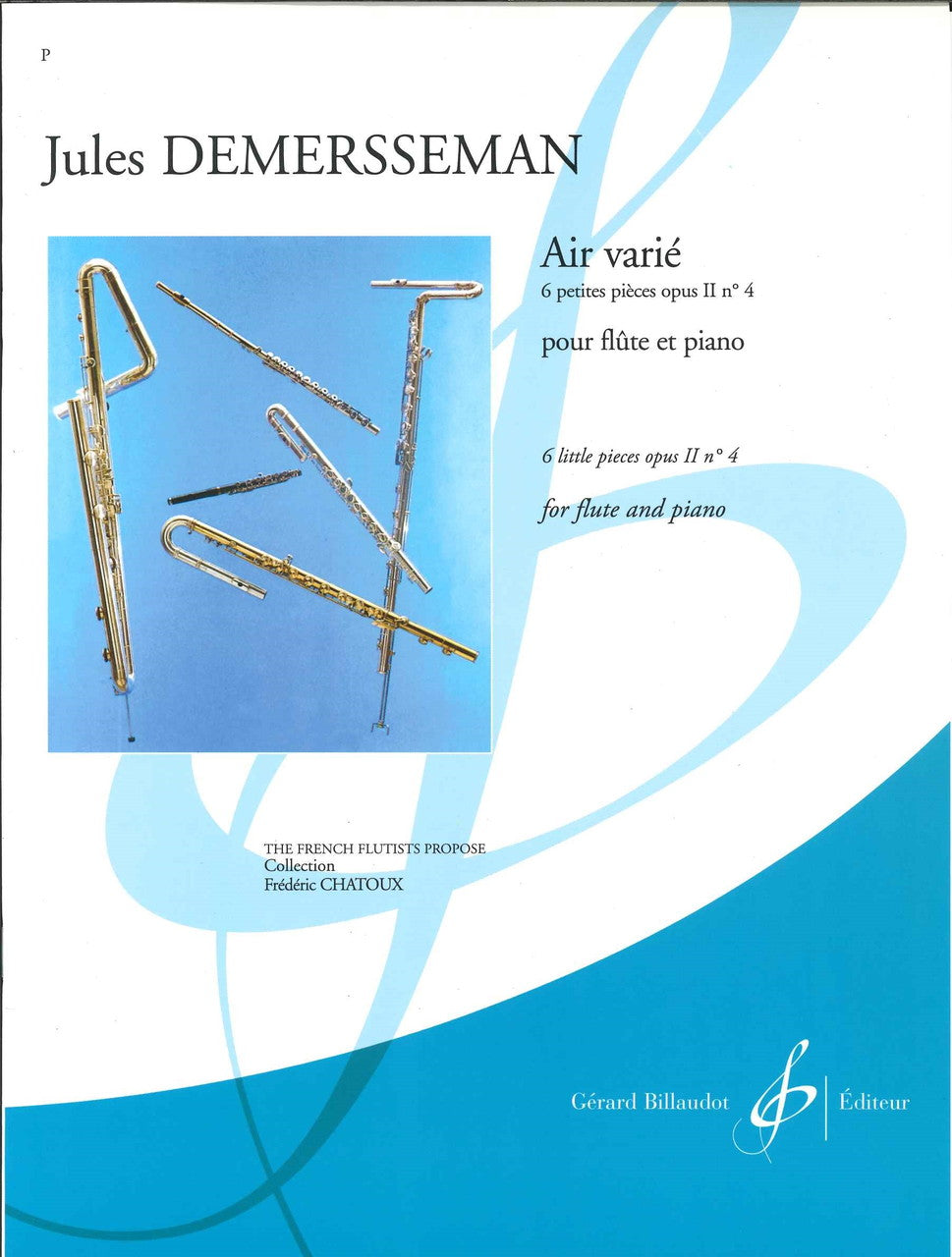 Demersseman, Air varie op. 2/4 (Billaudot)