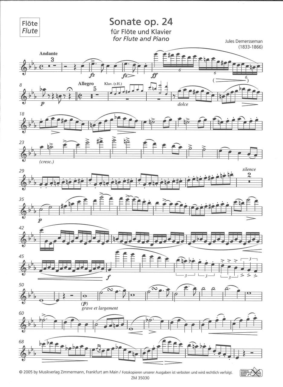 Demersseman, Sonata op. 24 (Zimmermann)