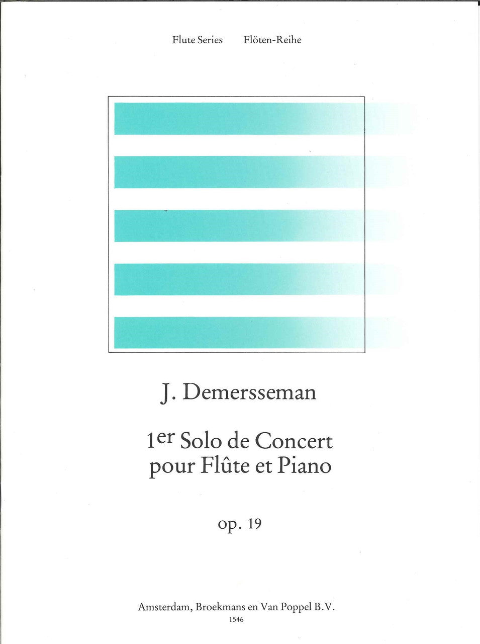 Demersseman, Solo de concert 1 op. 19 (Broekmans)