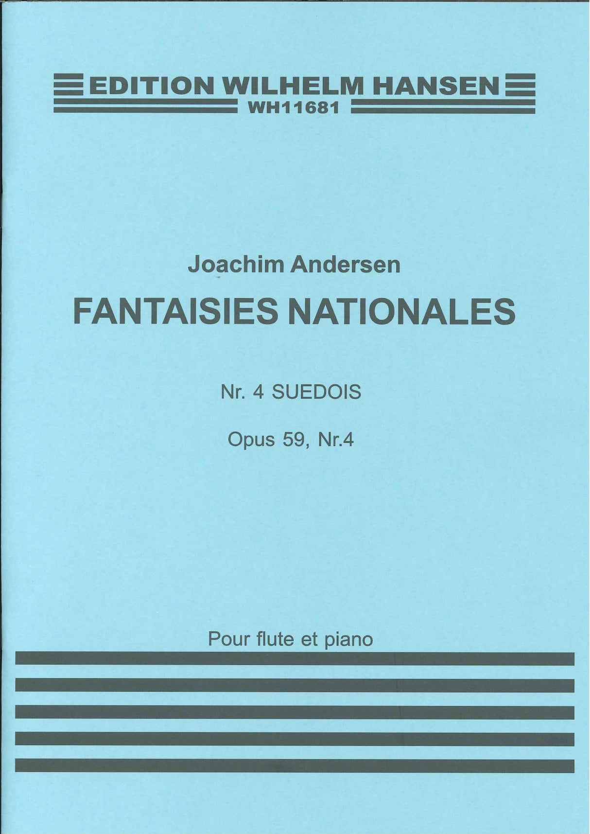 Andersen, Fantaisies op. 59, 4 Suedois (W.Hansen)