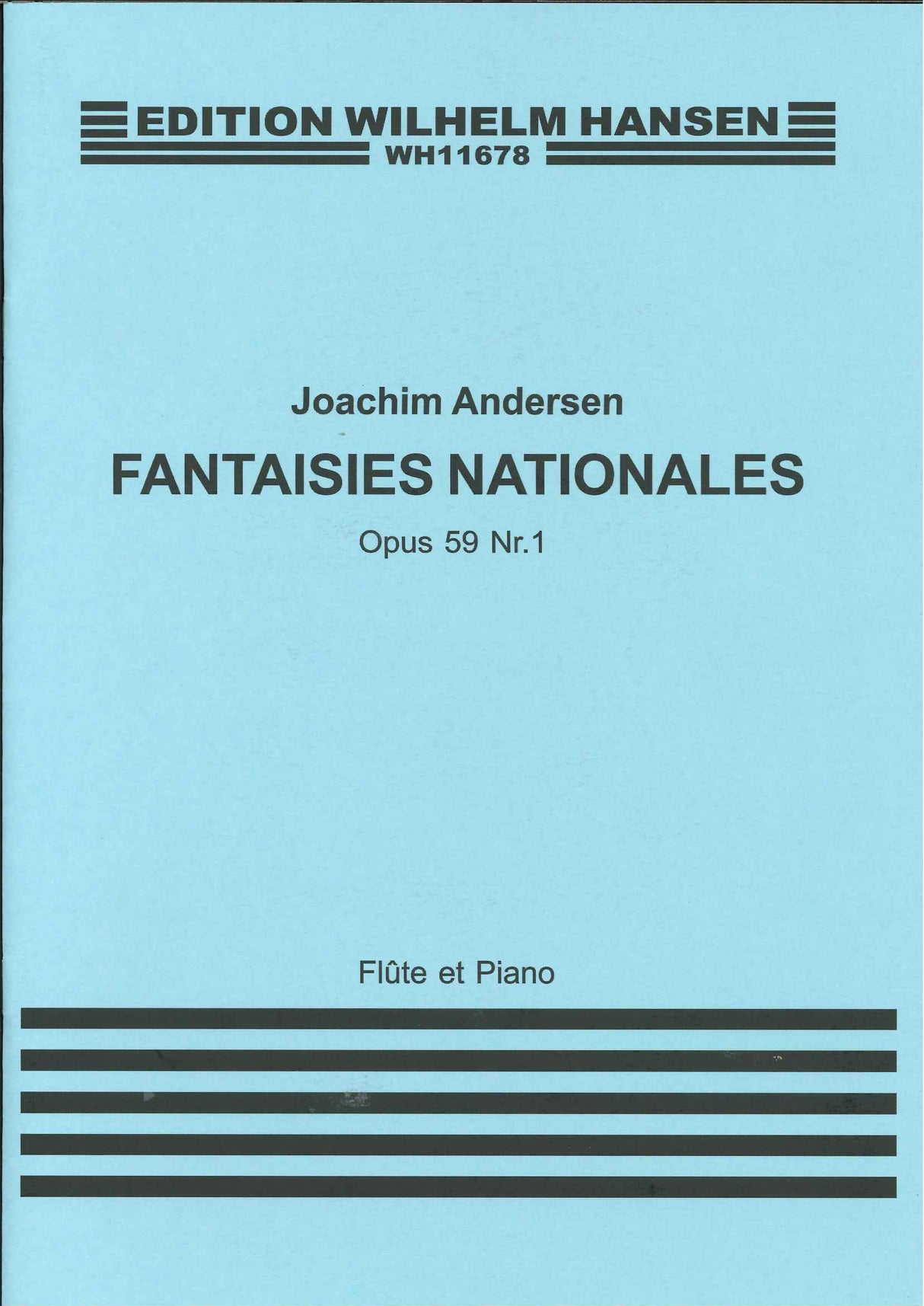 Andersen, Fantaisies op. 59, 1 Danois (W.Hansen)