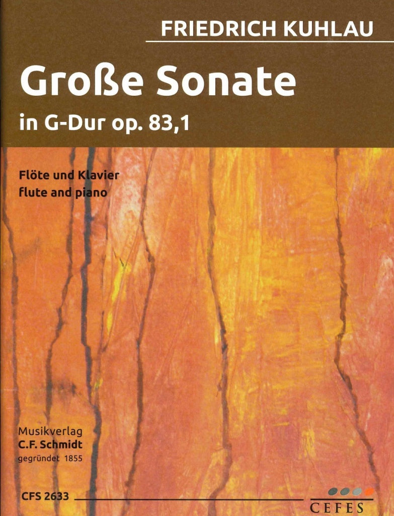 Kuhlau, Sonata op. 83/1 in G 'Grosse-' (C.F.Schmidt)