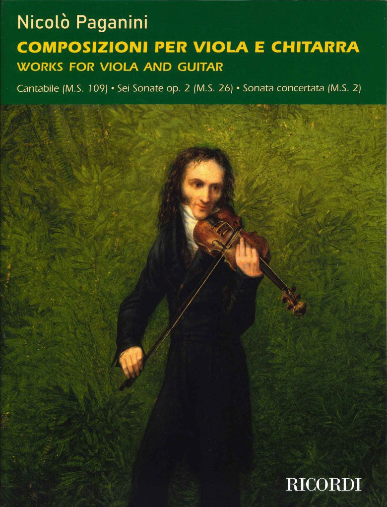 Paganini, Composizioni per viola e chita (Ricordi)
