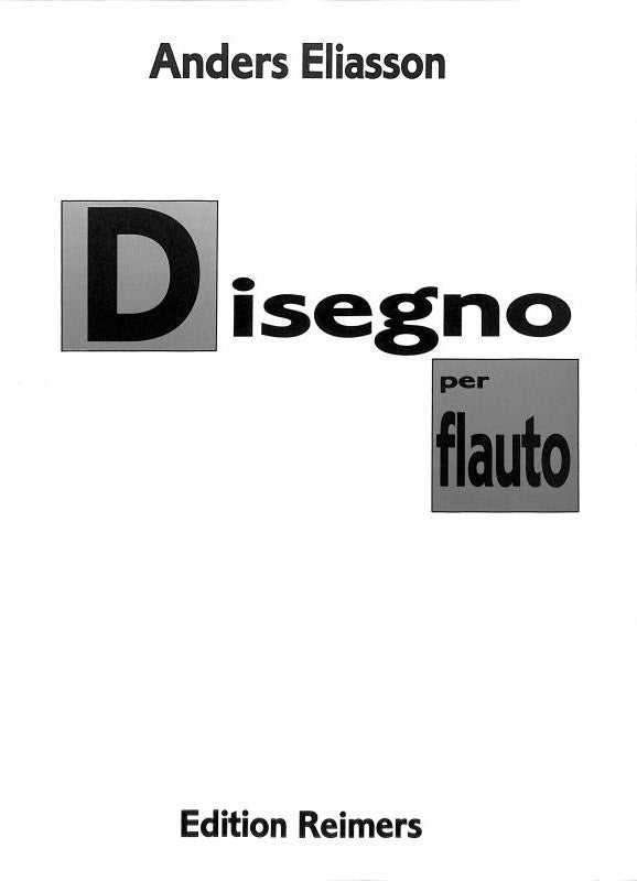 Eliasson, Disegno, per flauto (Reimers)