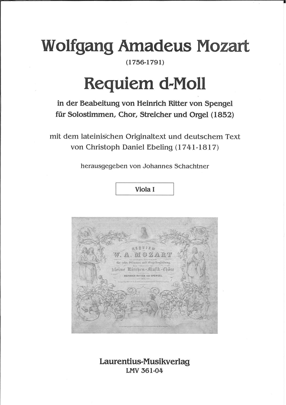 Mozart/Spengel, Requiem: Viola I (Laurentius)