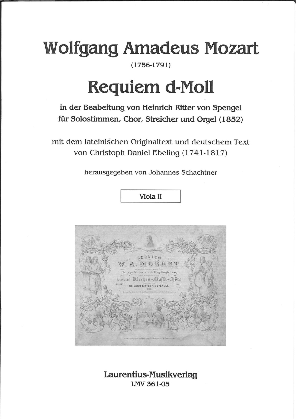Mozart/Spengel, Requiem: Viola II (Laurentius)
