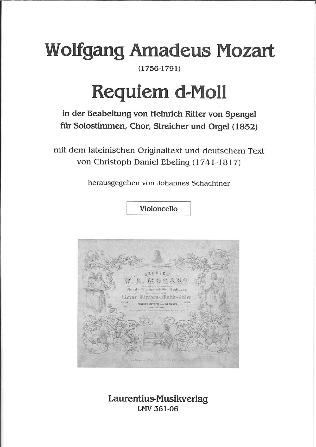 Mozart/Spengel, Requiem: Violoncello (Laurentius)