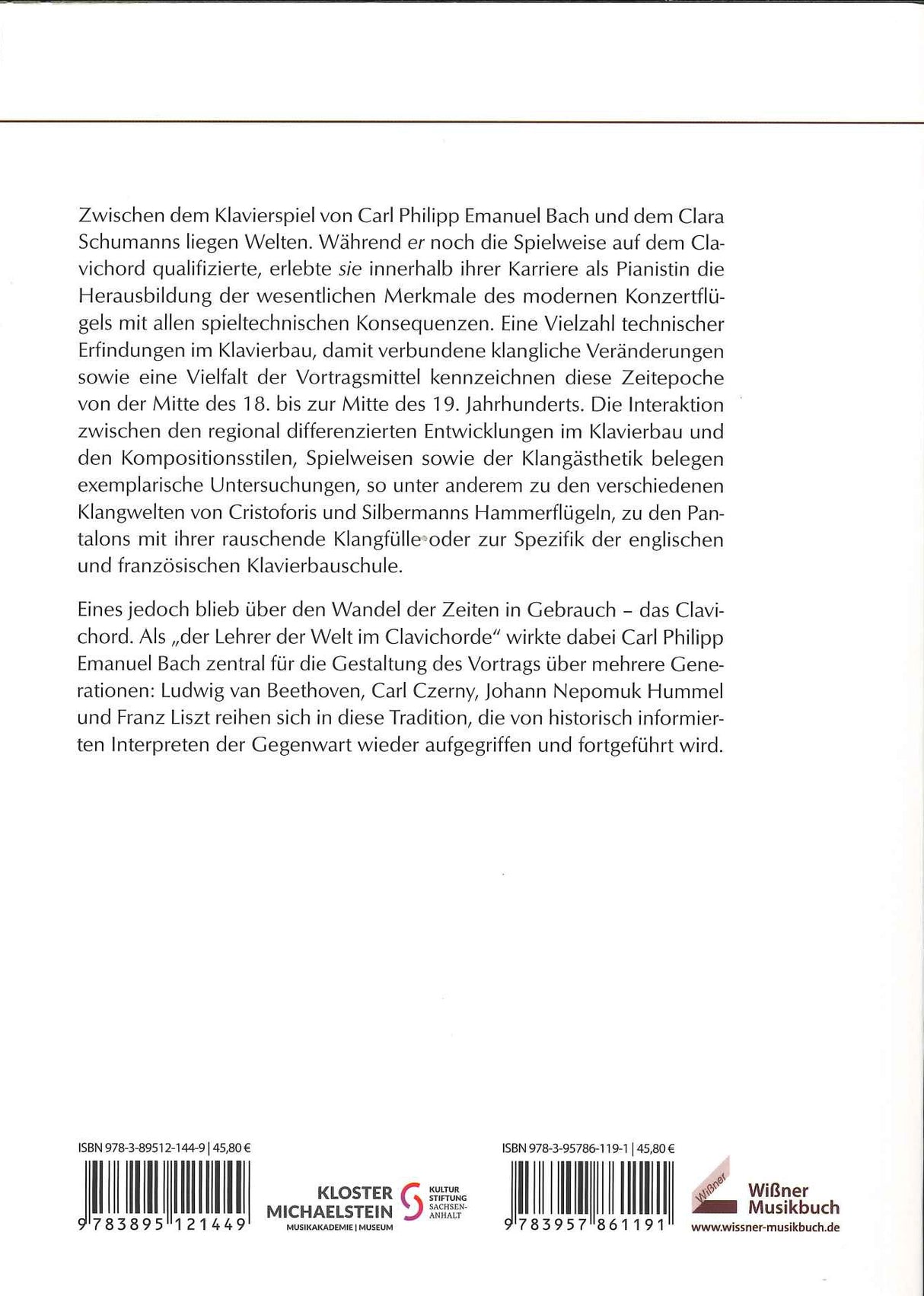 Omosky, Zur Entwicklung des Klavierspiel (Wissner)