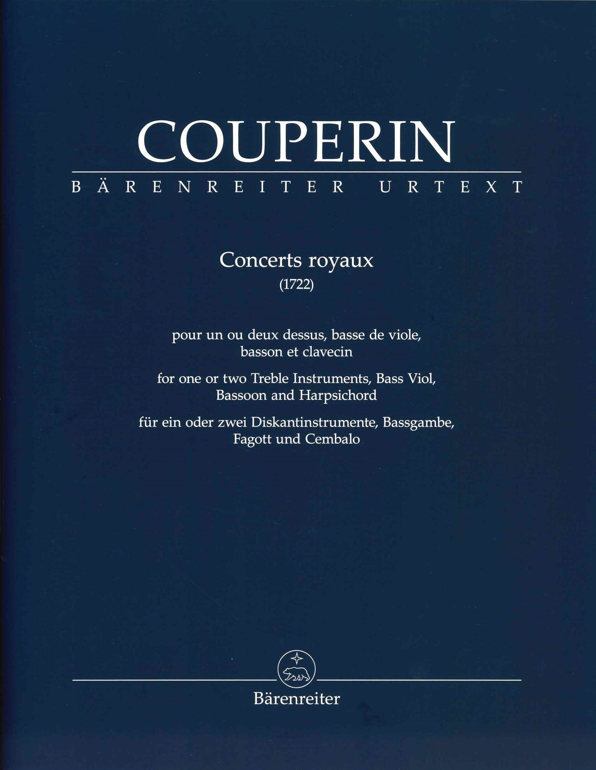 Couperin, Concerts royaux (1722) (Barenreiter)