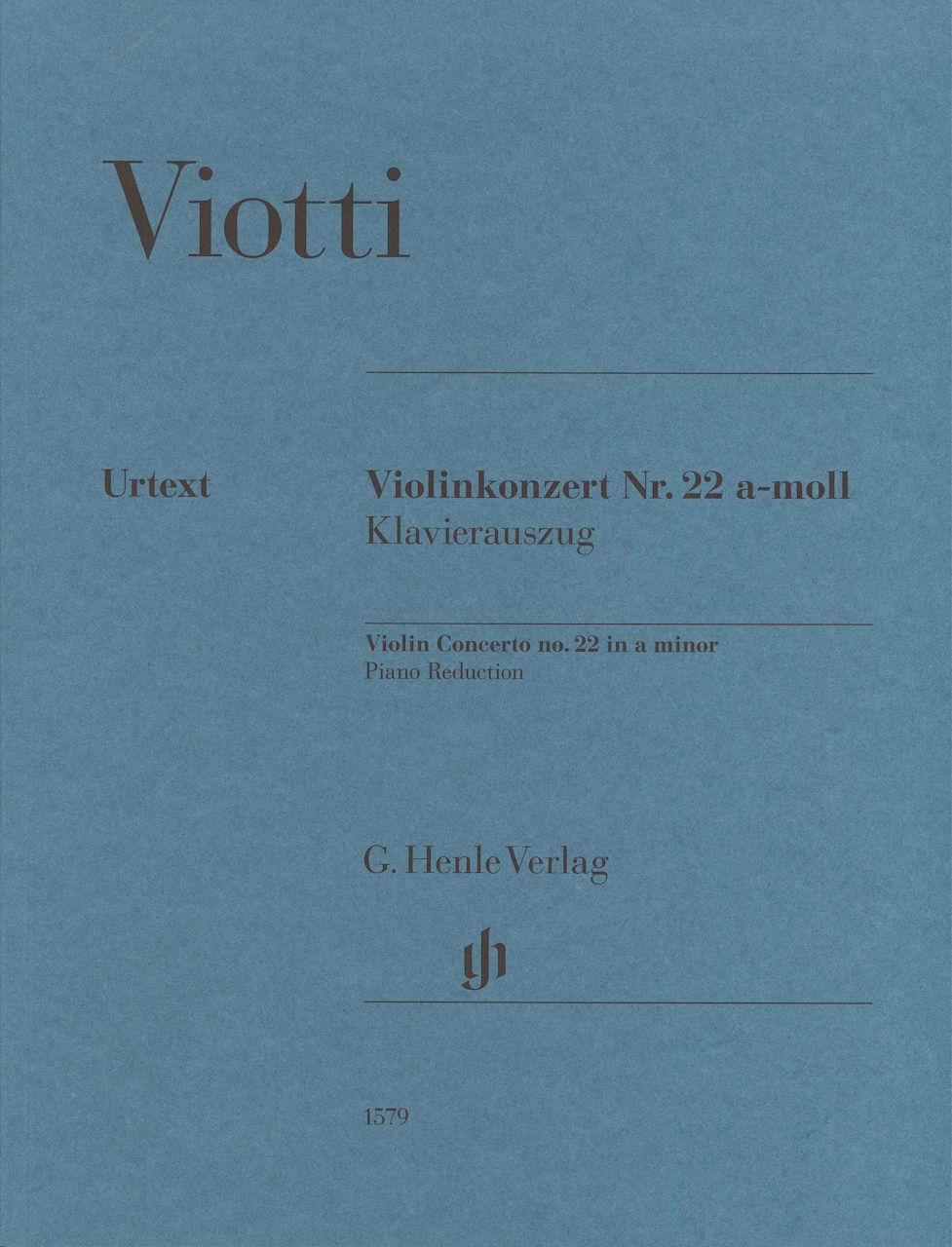 Viotti, Concerto No. 22 in a minor (Henle)