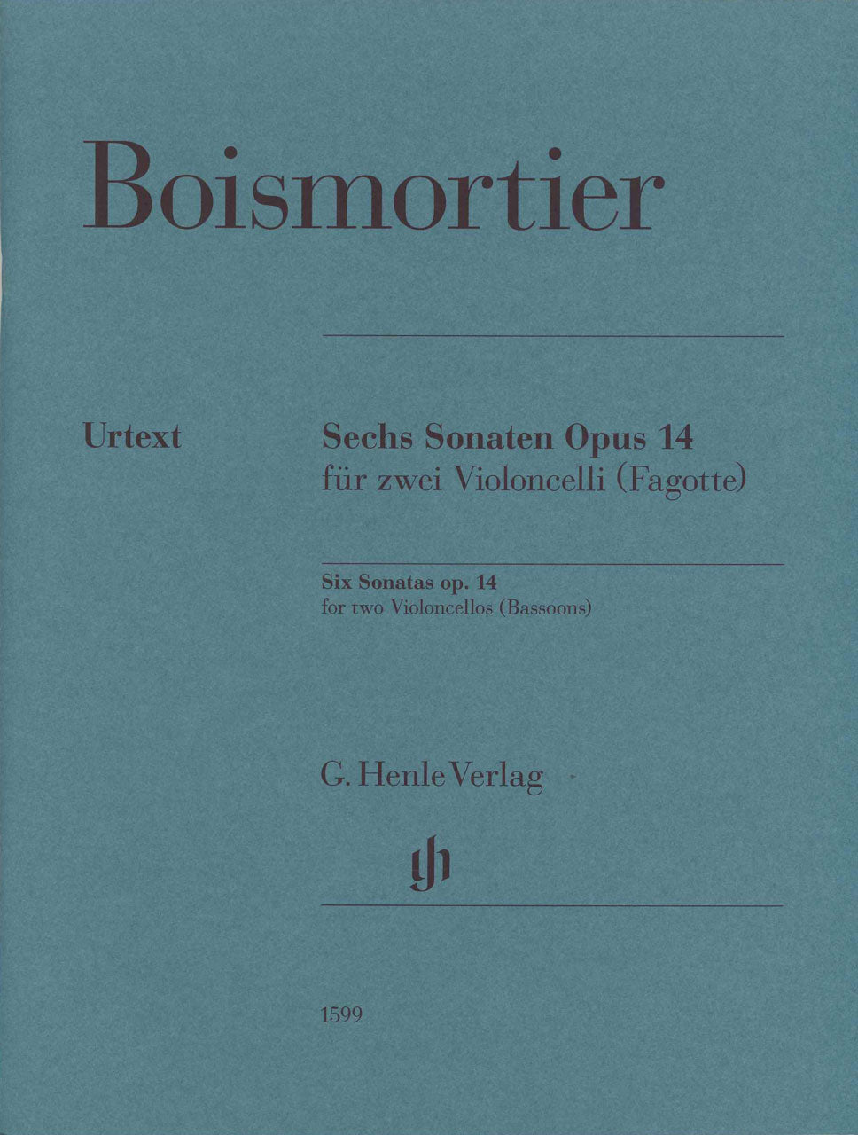 Boismortier, 6 Sonatas op. 14 (2Vc/2Bn) (Henle)