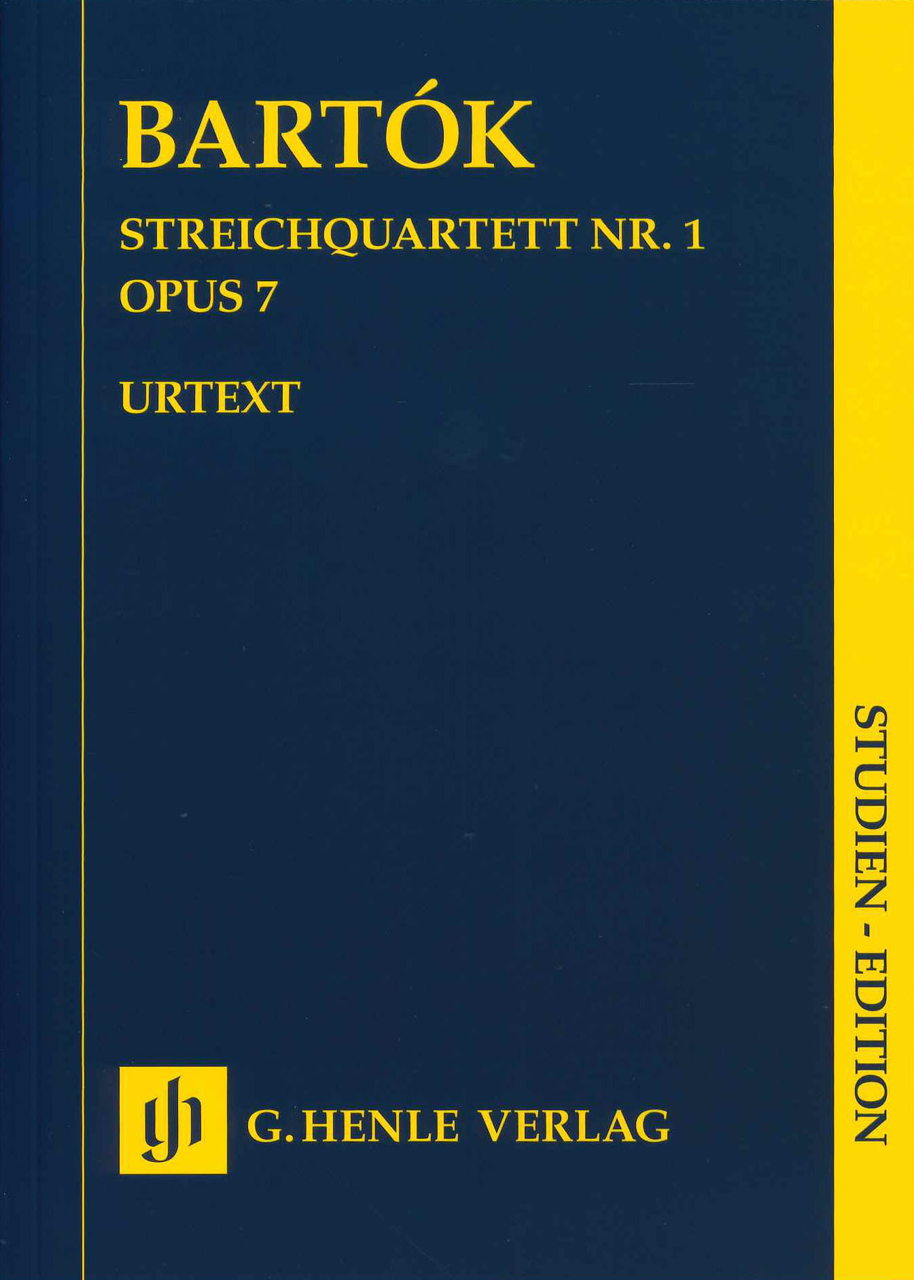Bartok, String Quartet No. 1, op. 7 (Henle)