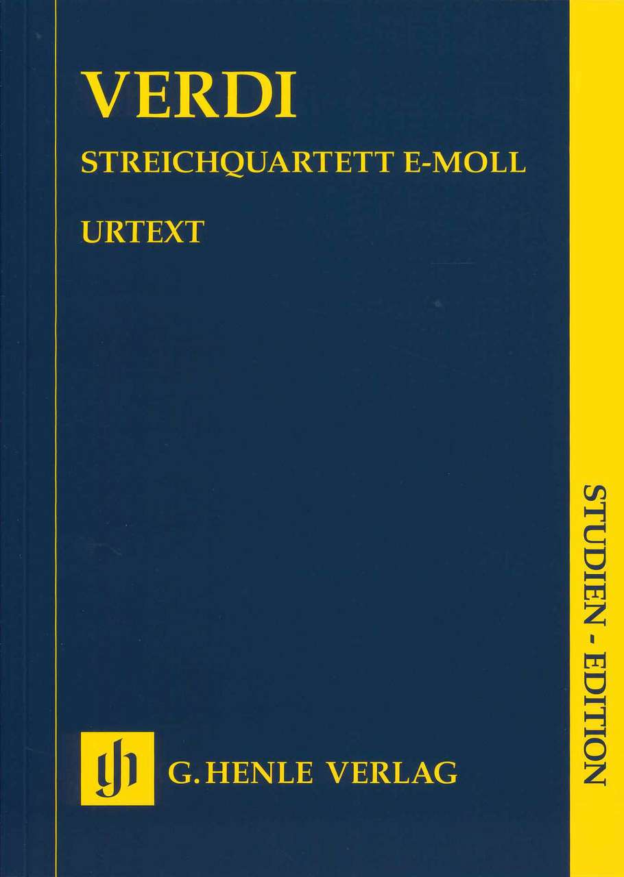 Verdi, String Quartet in e (Henle)