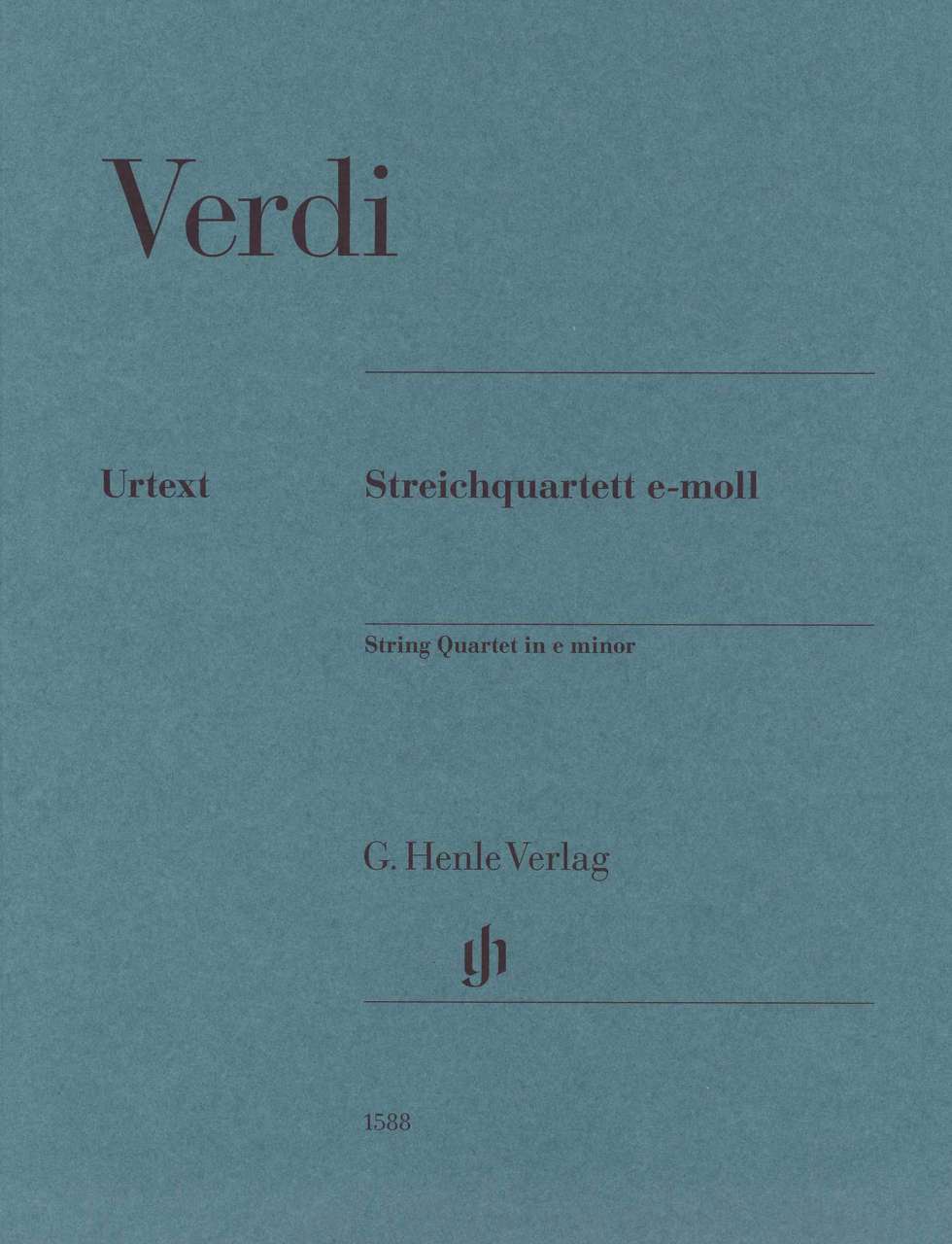 Verdi, String Quartet in e (Henle)