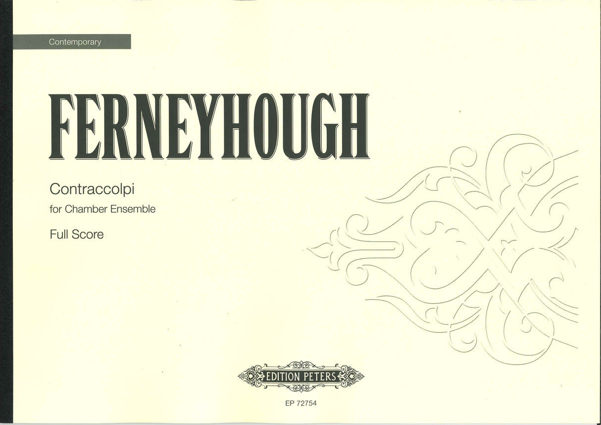 Ferneyhough, Contraccolpi (Peters)