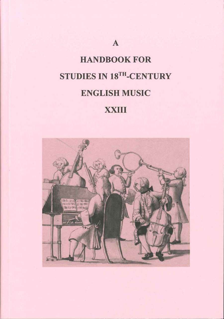 Handbook f. Studies 18C English Music 23 (Gerald Coke Handel Foundation)