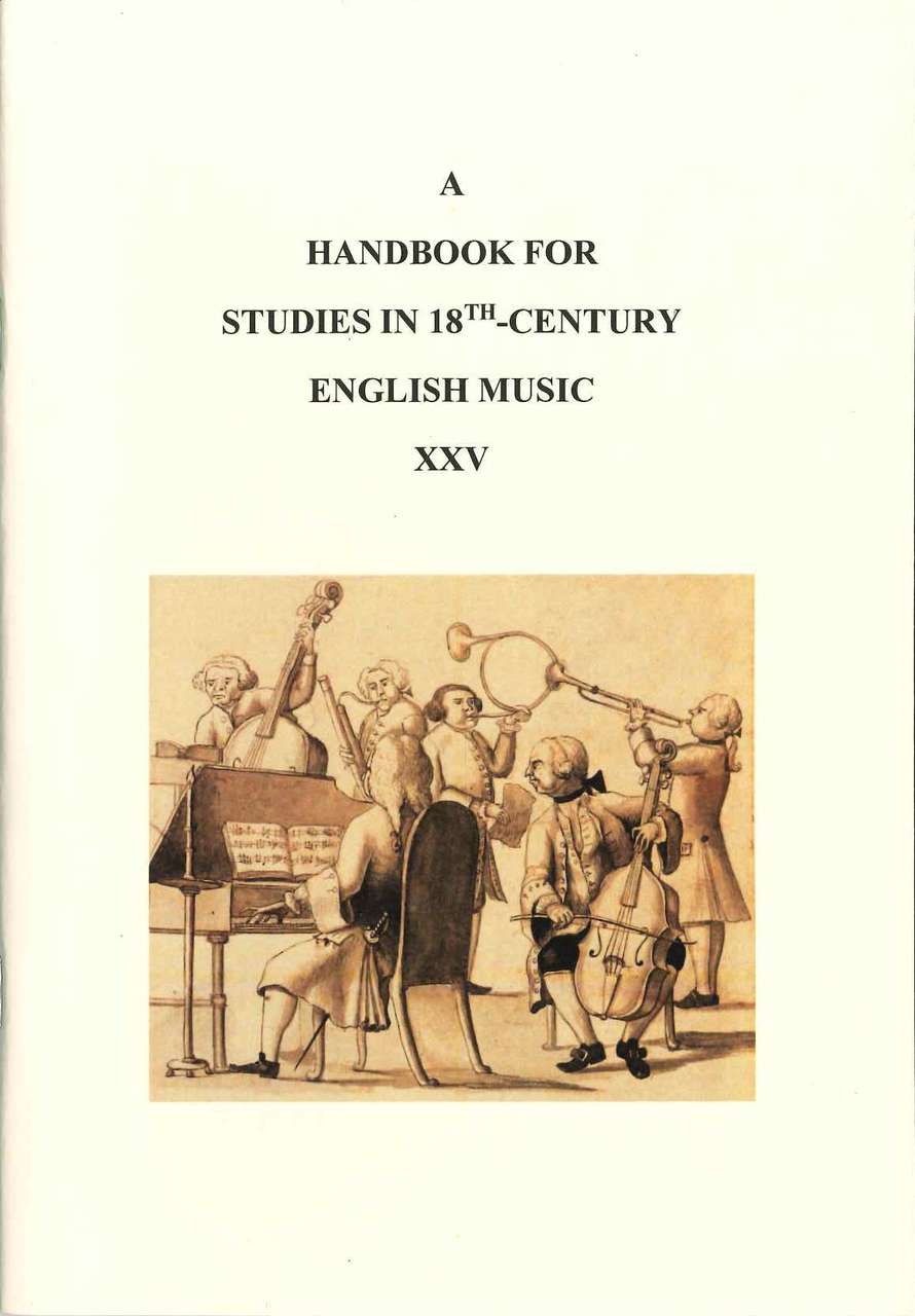 Handbook f. Studies 18C English Music 25 (Gerald Coke Handel Foundation)