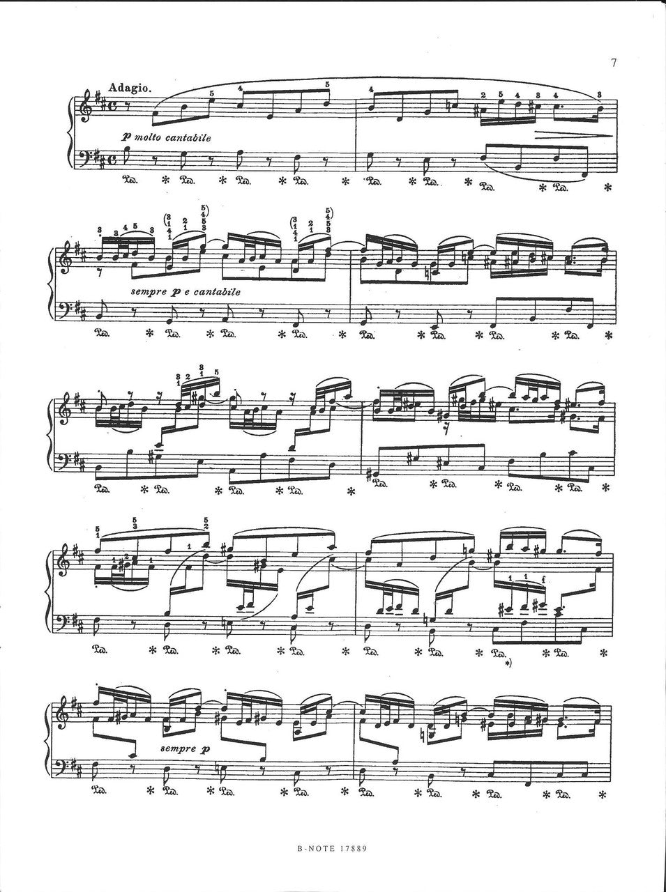 Bach, Sonata BWV 528 in e (Stradal) (B-Note)