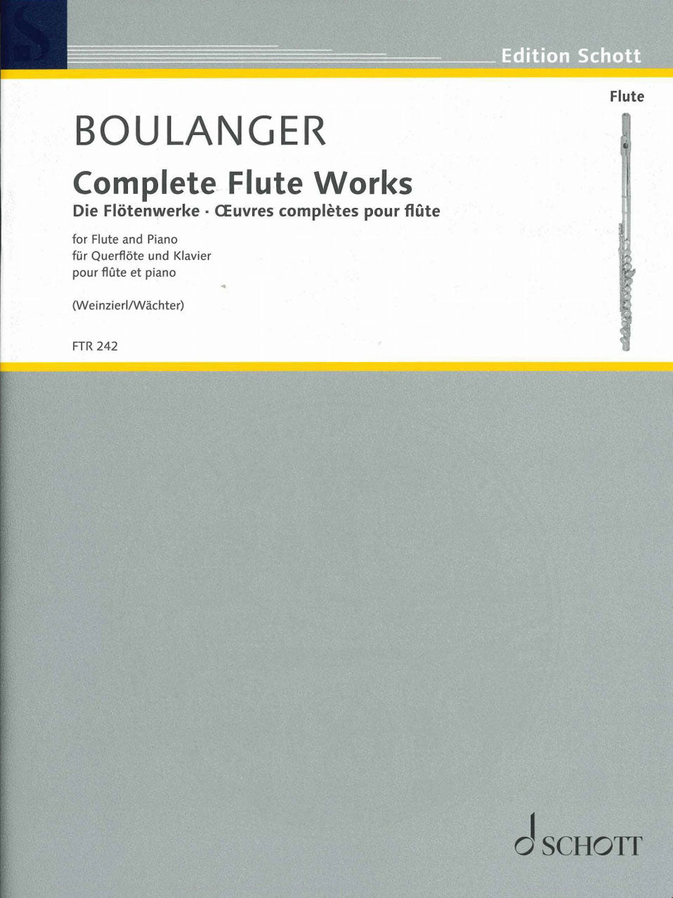 Boulainger, Complete Flute Works (Schott)