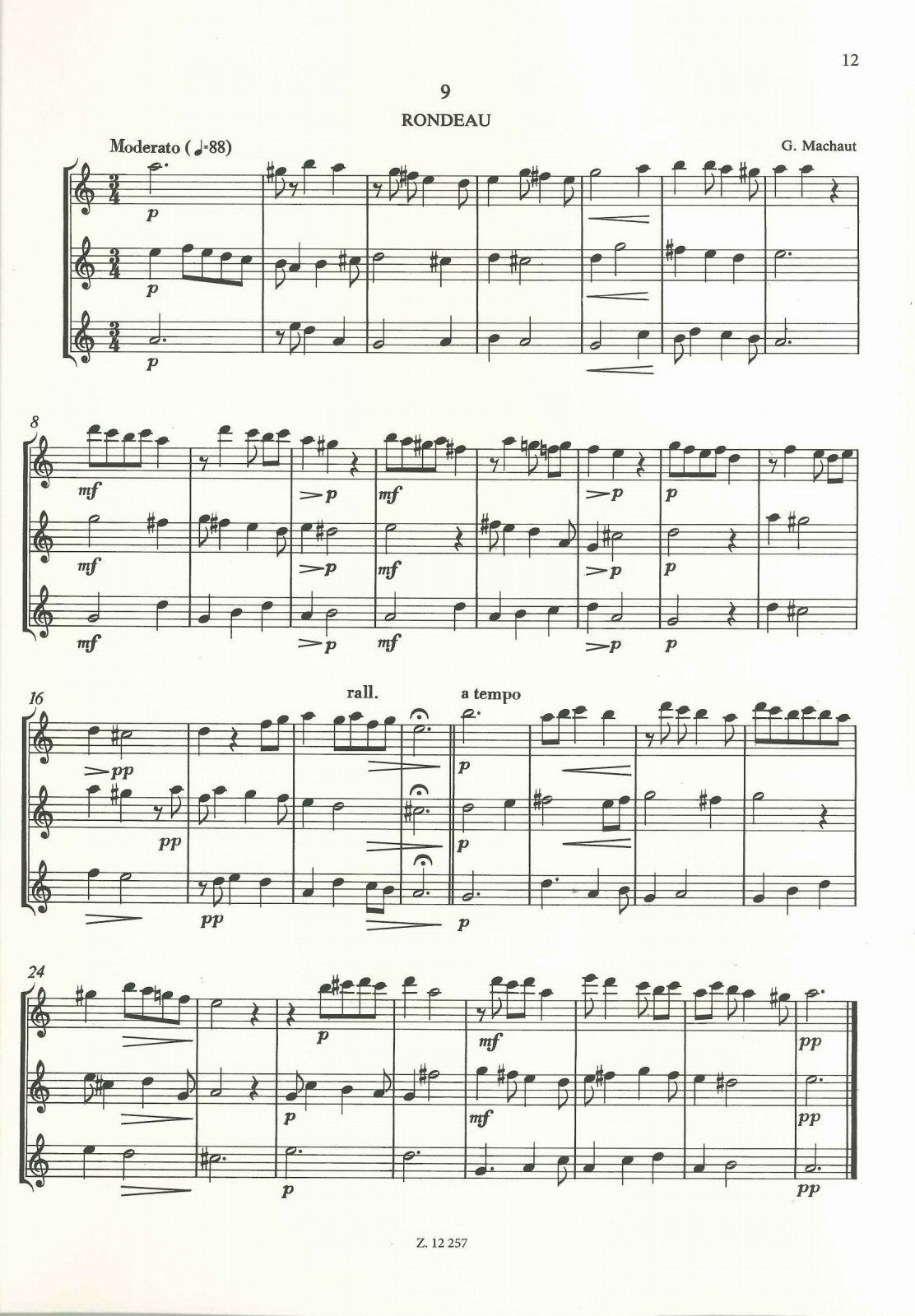 Easy Trios for Flutes (Editio Musica Budapest)