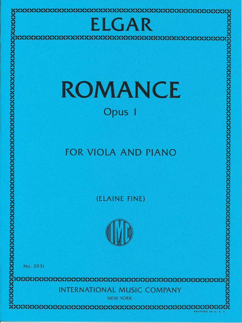 Elgar, Romance op. 1 (IMC)