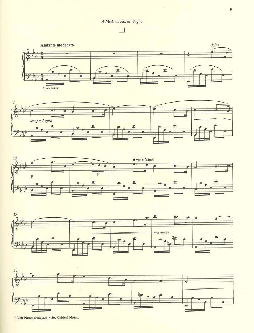 Faure, 3 Romances sans paroles op. 17 (Barenreiter)