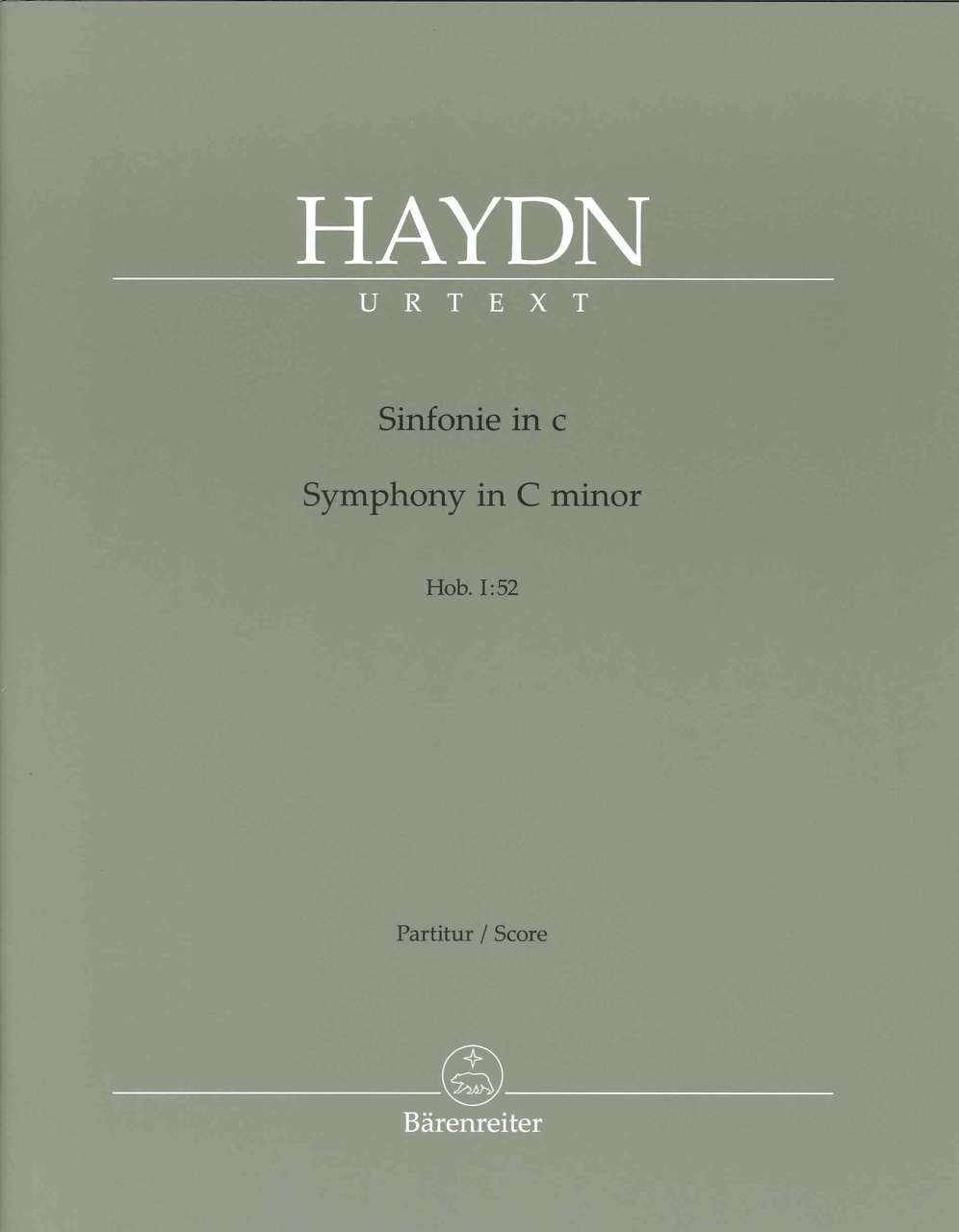Haydn, Symphony No. 52 Full Score (Barenreiter)