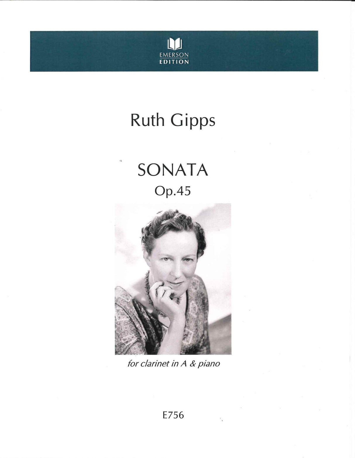 Gipps, Sonata op. 45 (Cl in A,Pf) (Emerson Edition)