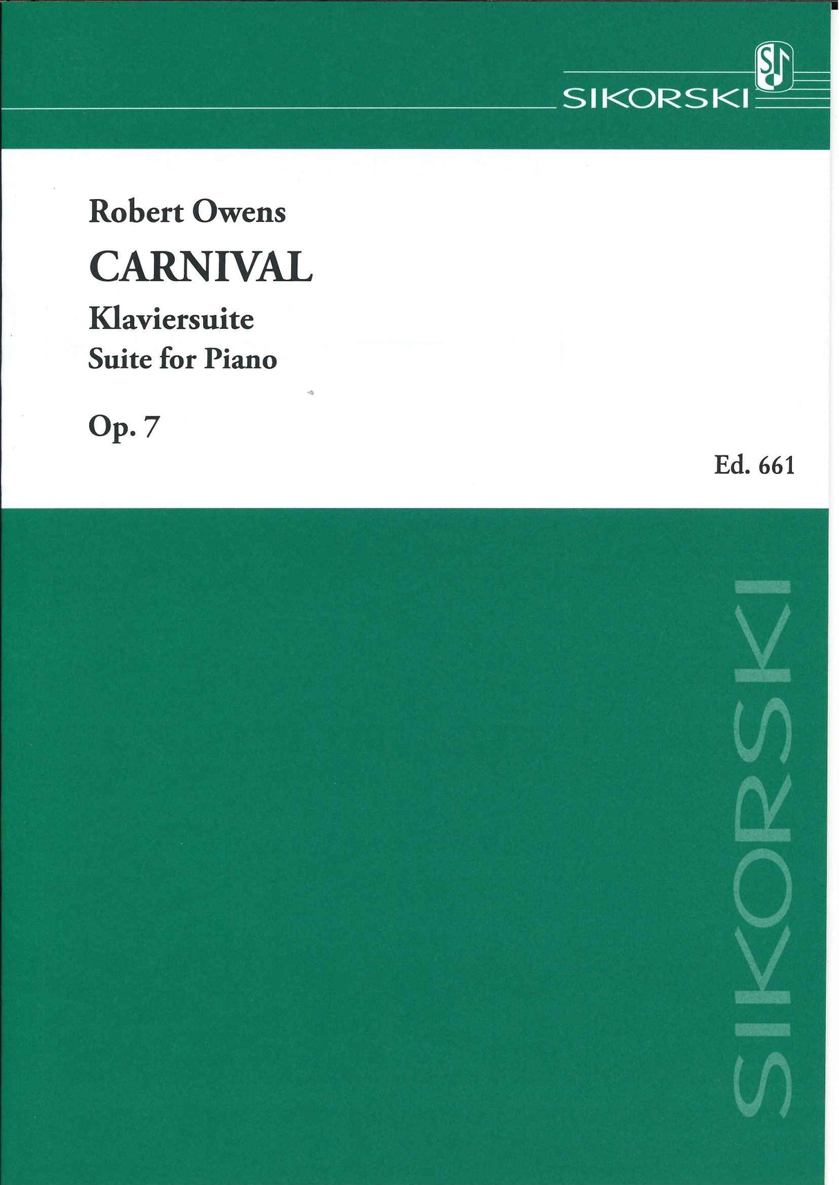 Owens, Carnival: Suite op. 7 (Sikorski)