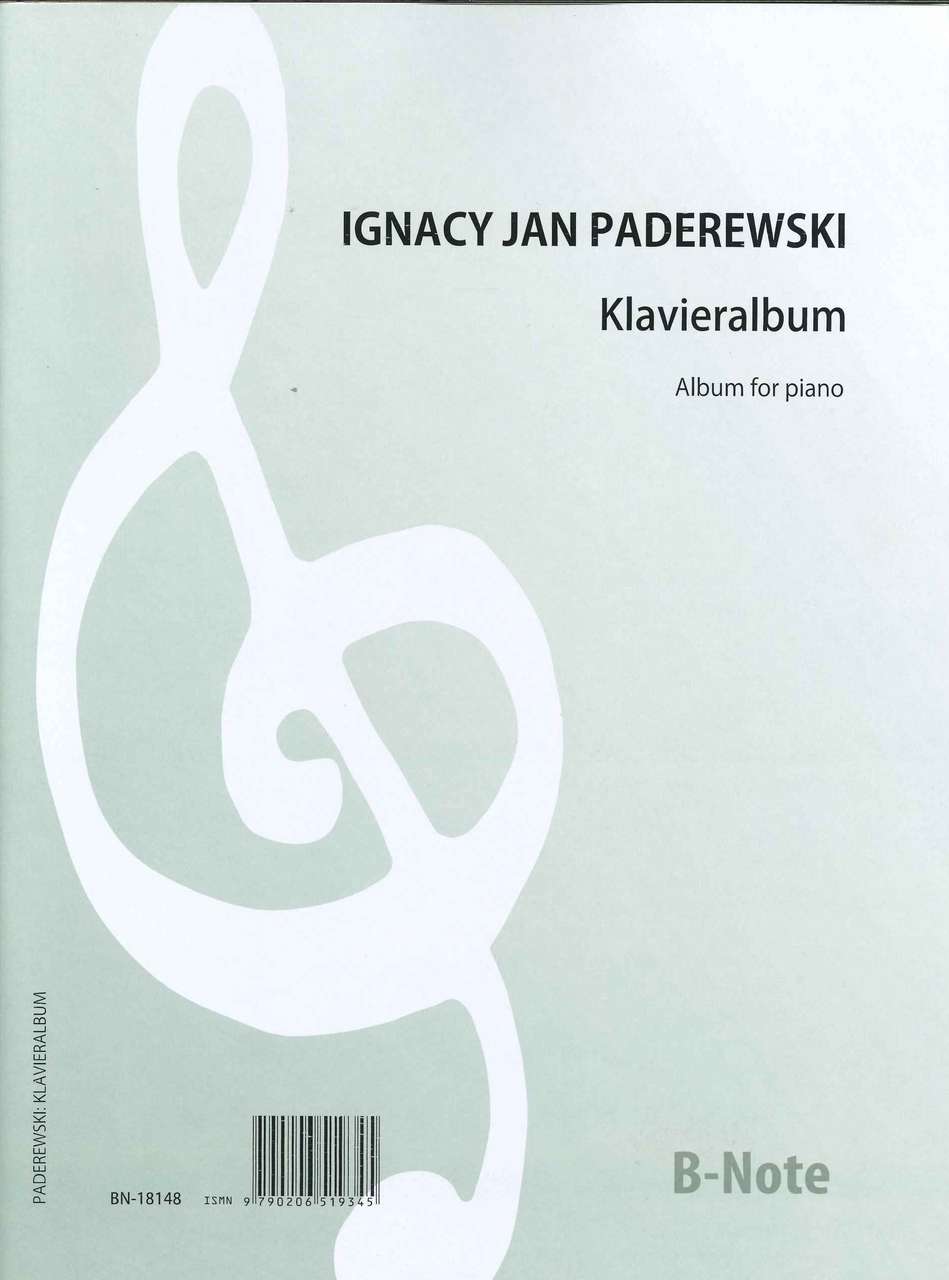 Paderewski, Klavieralbum: 12 Pieces (B-Note)