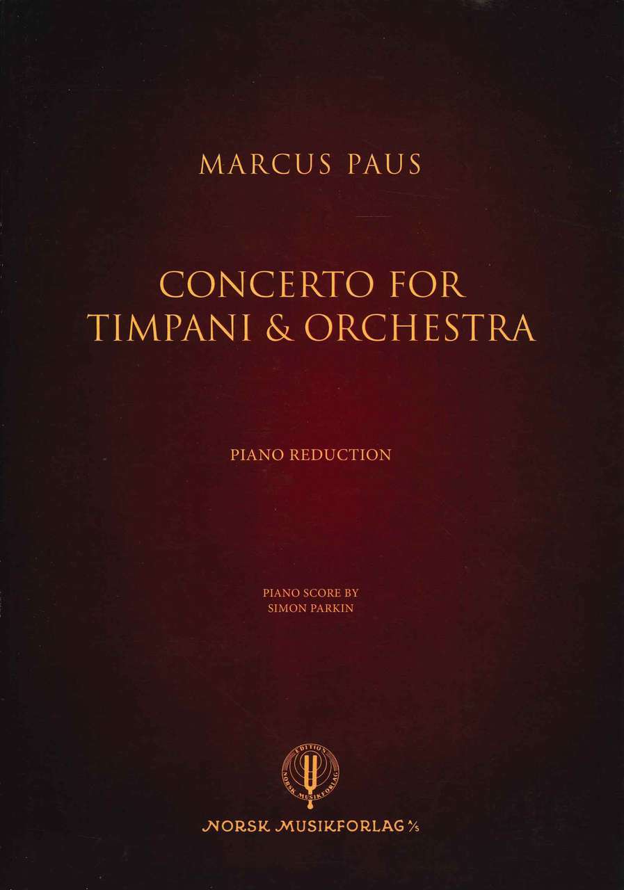 Paus, Concerto for Timpani (Timp,Pf) (Norsk)